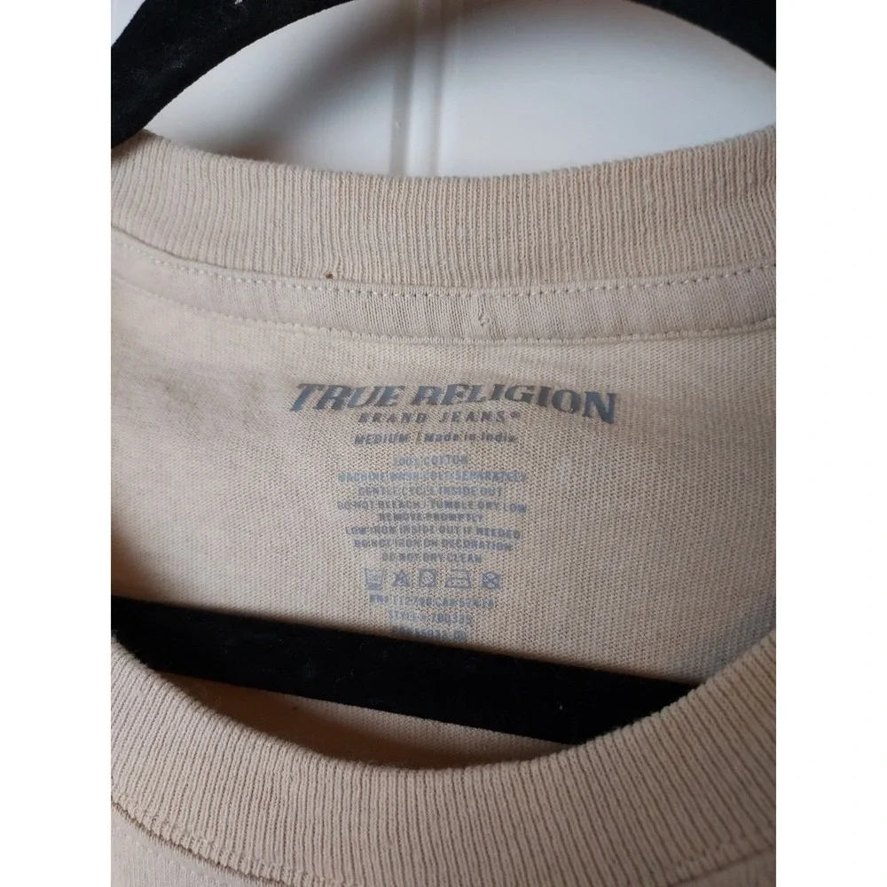 True Religion Horseshoe T Shirt Medium Cotton Crew Neck‎ Short Sleeve